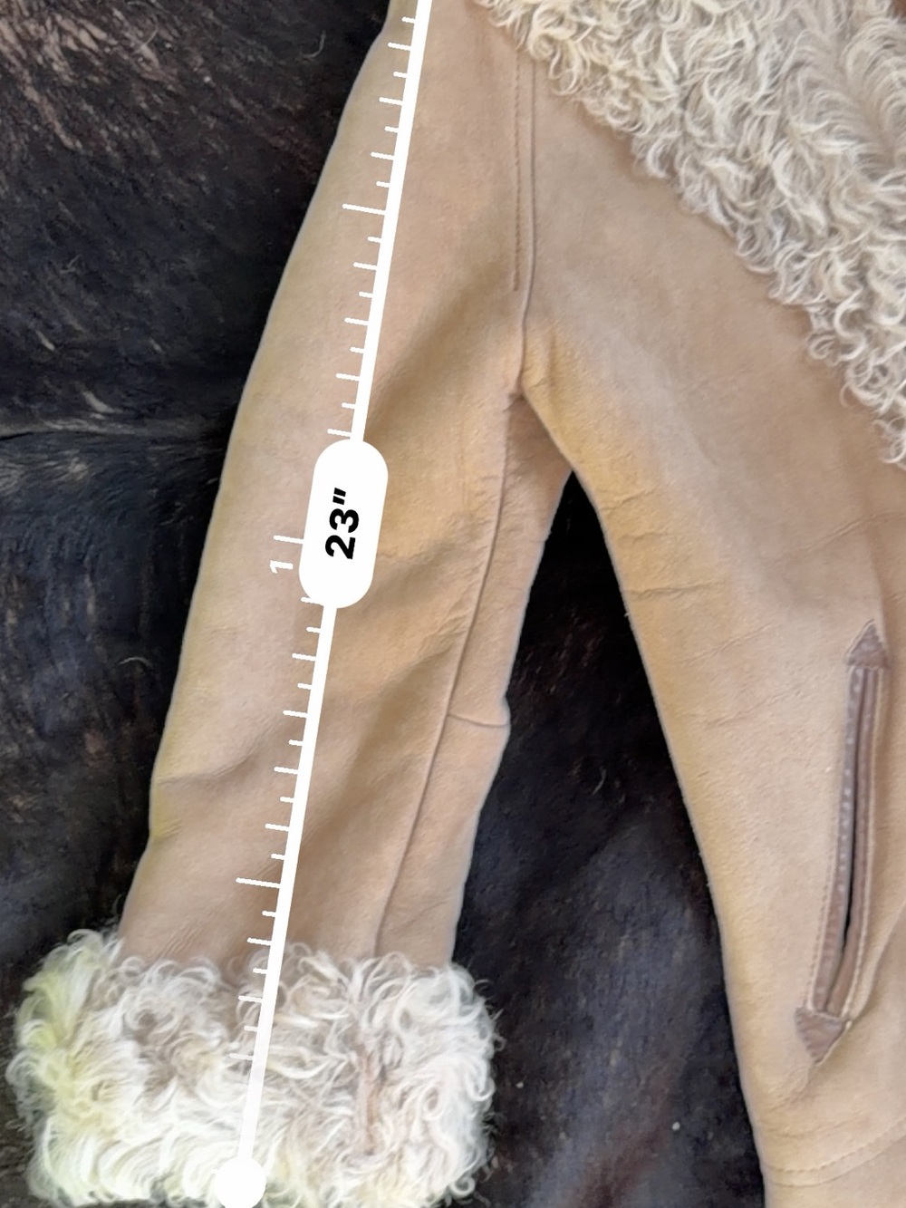 1970's Saks 5th Penny Lane Coat- Sheep Skin - Picture 11 of 13